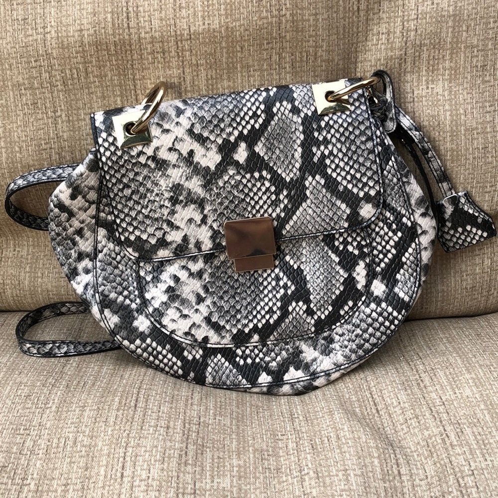 Aldo Python Print Crossbody Bag - image 1